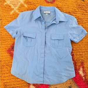 Vintage cute button down work shirt